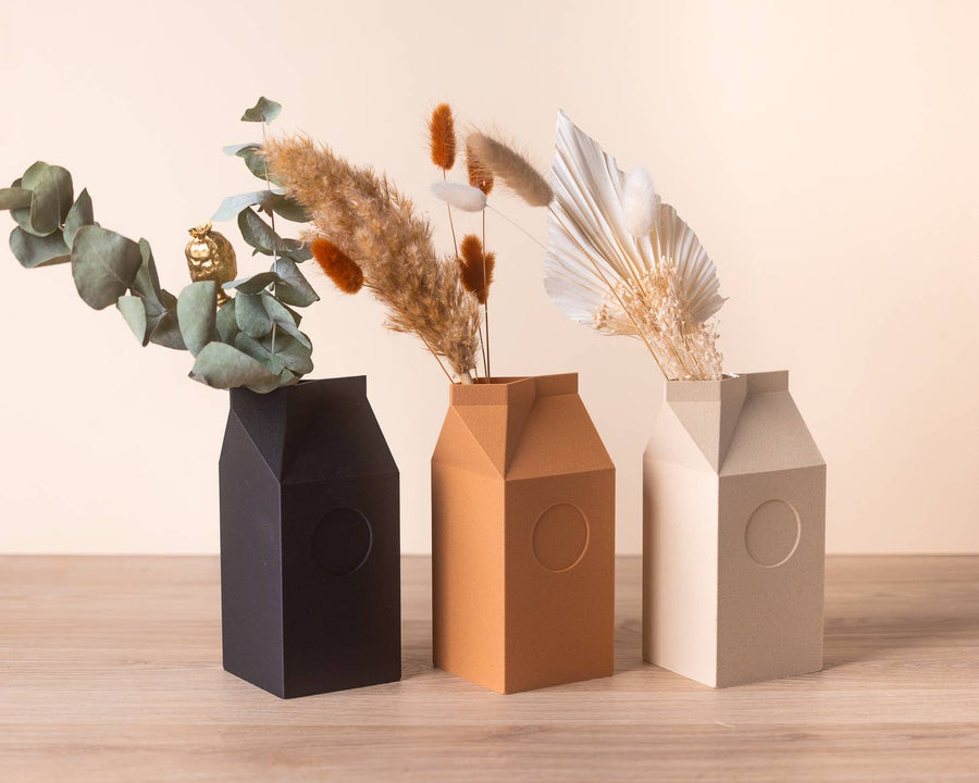 Milk Designvase für eine reduzierte Selfcare-Ecke