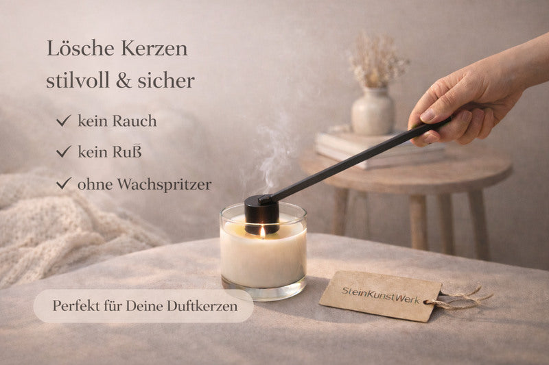 Kerzenlöscher richtig nutzen: Kerzen stilvoll & rauchfrei löschen (2026)