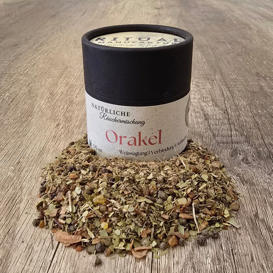 Incense blend, journaling and meditation as a consciously designed personal ritual