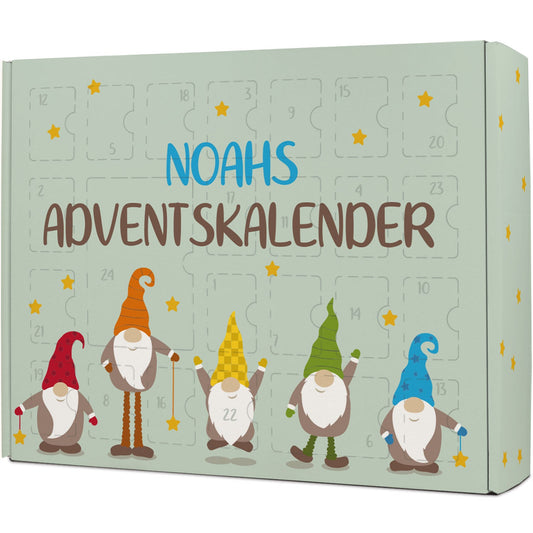 Personalisierter DIY-Adventskalender „Wichtel“ – zum Befüllen