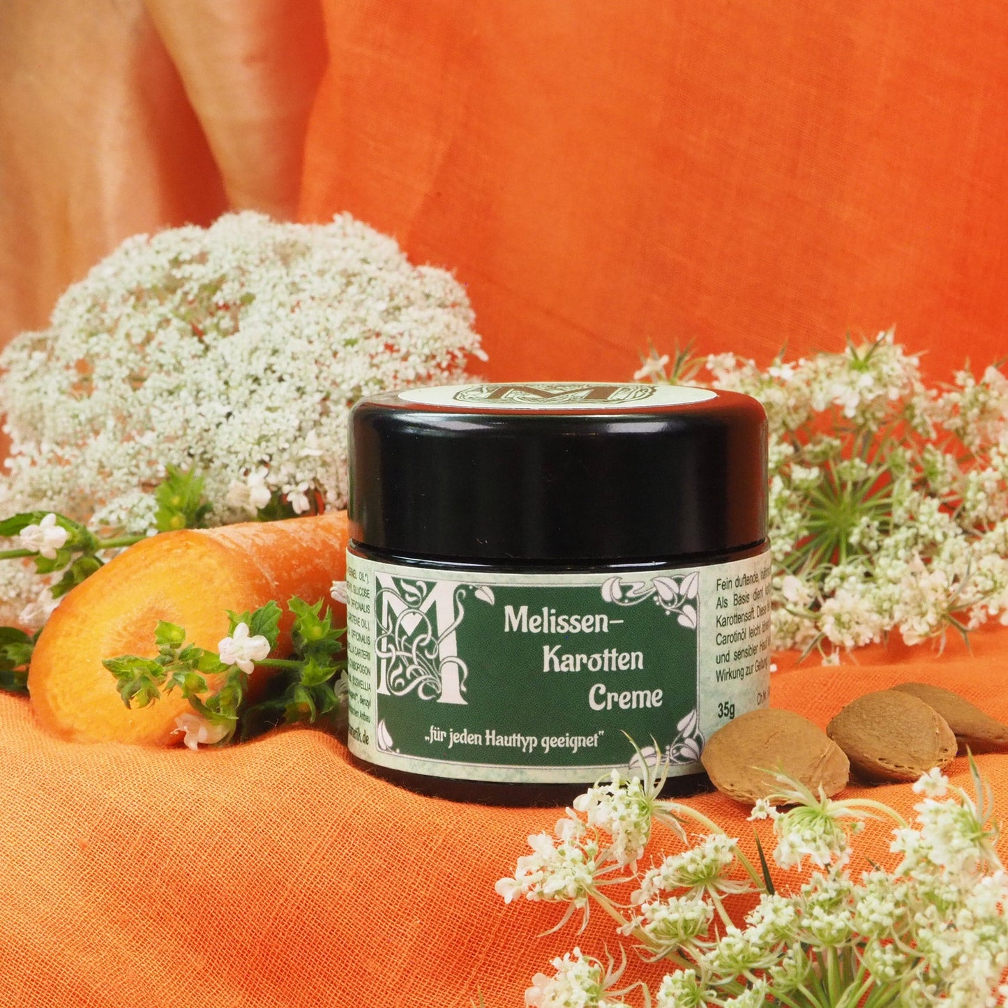 Melissen-Karotten Creme 35 ml – pflanzenbasierte Gesichtspflege