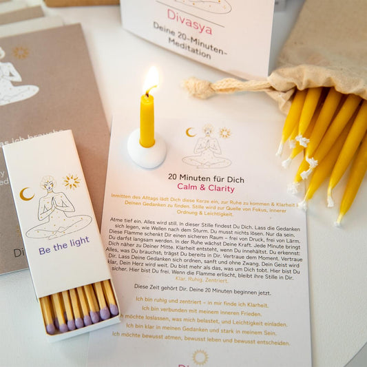 20 Minutes Calm & Clarity – Ritual Candle Set
