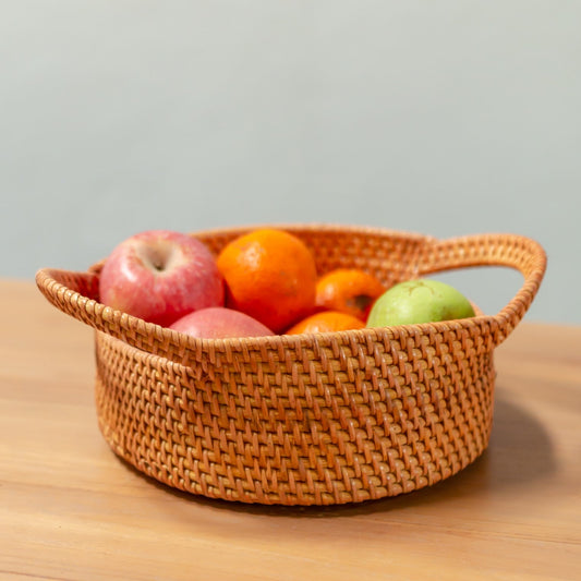 Flechtkorb SUWARI – Rattan