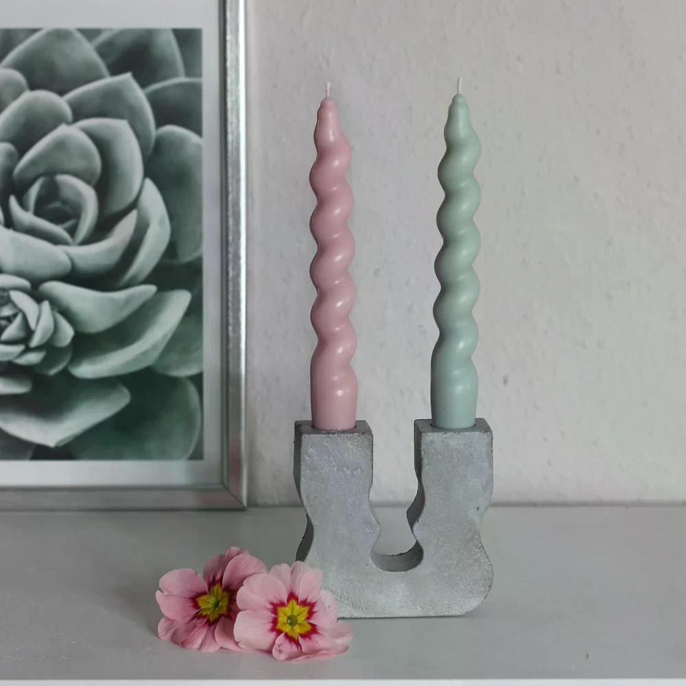 Maximalbeton - Betonkerzenständer "Double Trouble"
