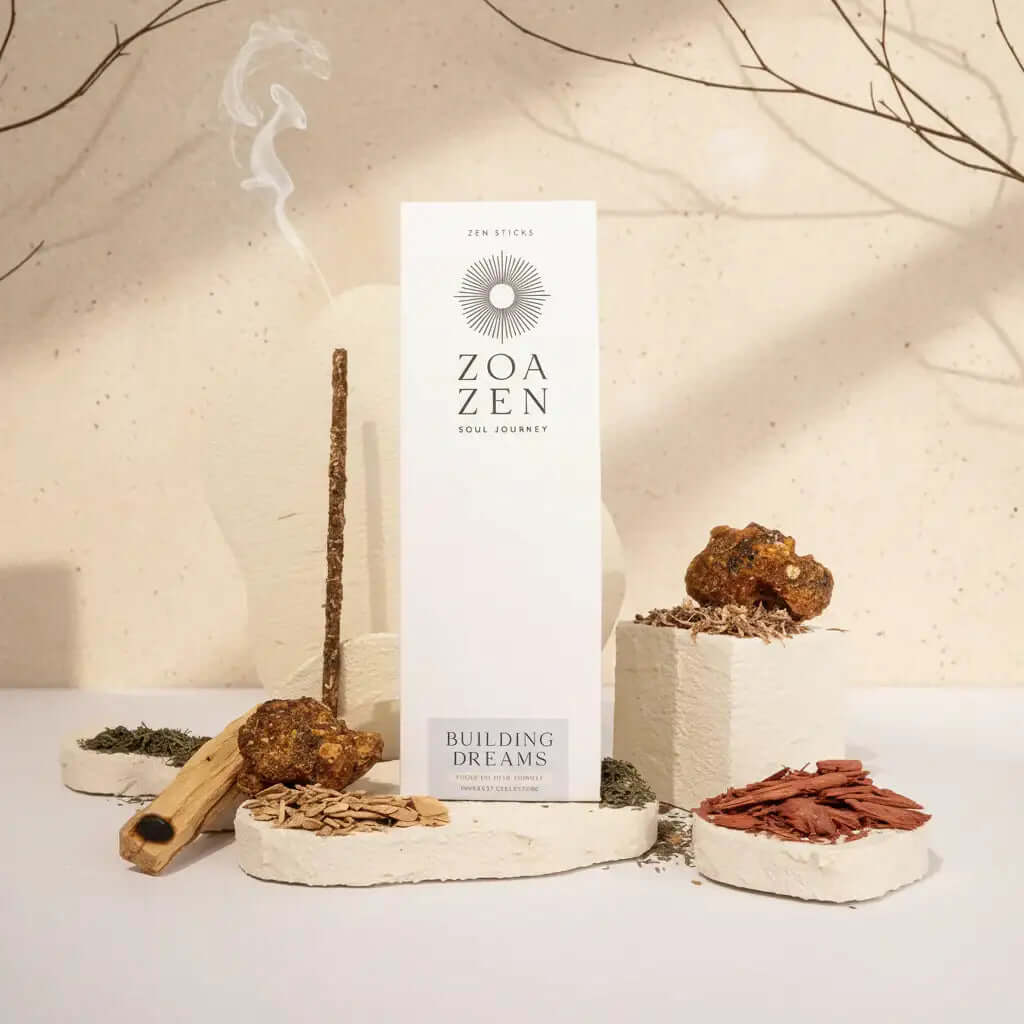 Palo Santo Räucherstäbchen „Building Dreams“ – Natürliches Ritual für Klarheit, Fokus & bewusste Neuausrichtung - by SteinKunstWerk | Räucherstäbchen aus nachhaltiger Herstellung