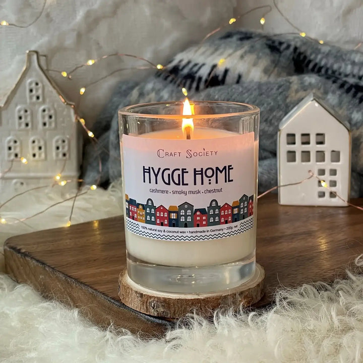 "Hygge" Duftkerze – Wärme, Geborgenheit und skandinavische Gemütlichkeit - by SteinKunstWerk | Duftkerze aus nachhaltiger Herstellung