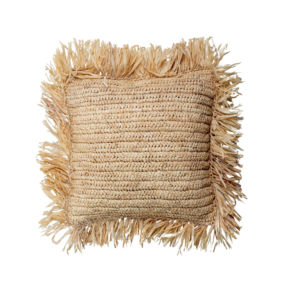 Dekokissen GANDI (natur) – Raffia