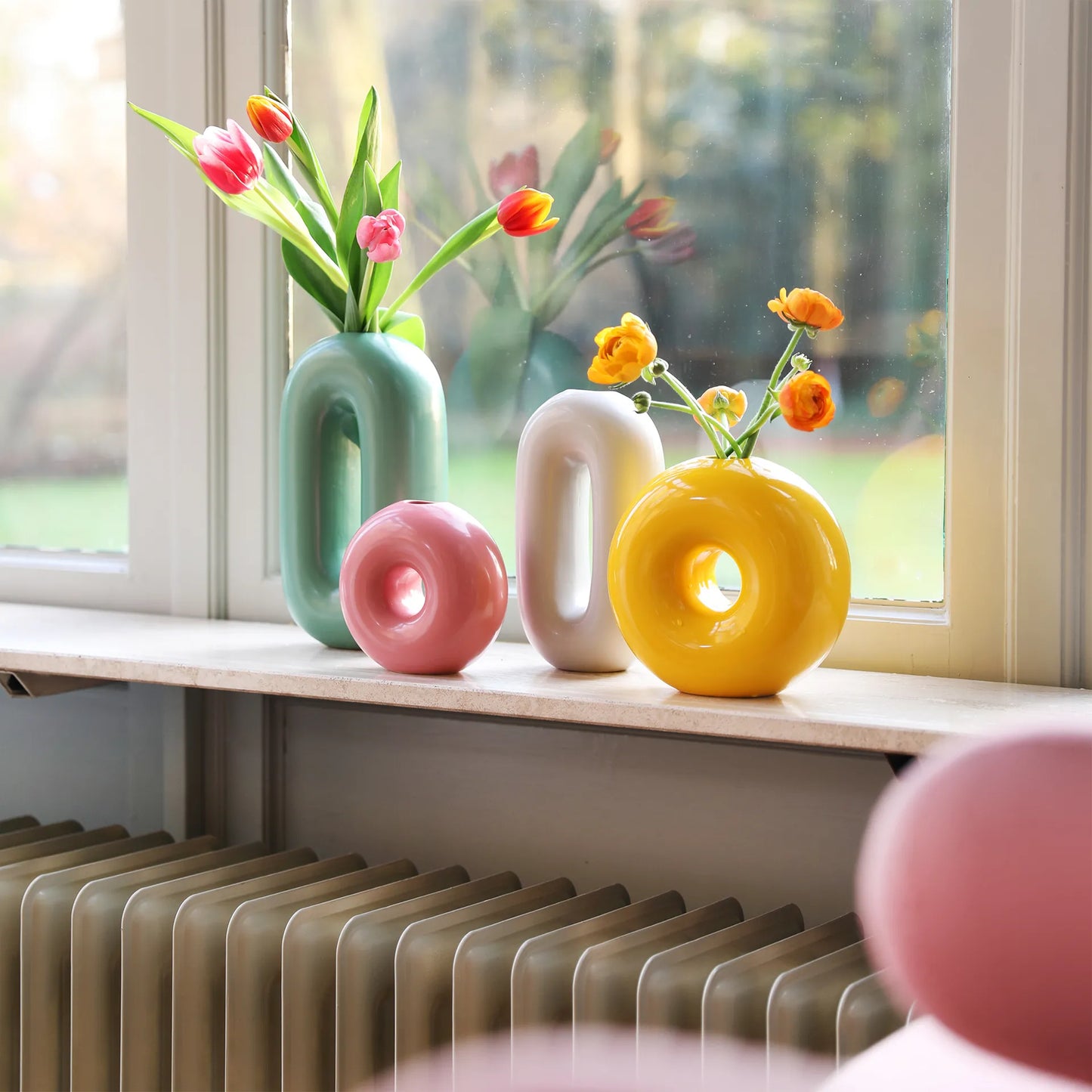 Capsule Designvase – Grau