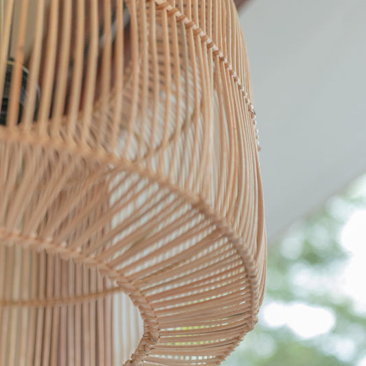 Lampenschirm LIKU (natur) – Rattan