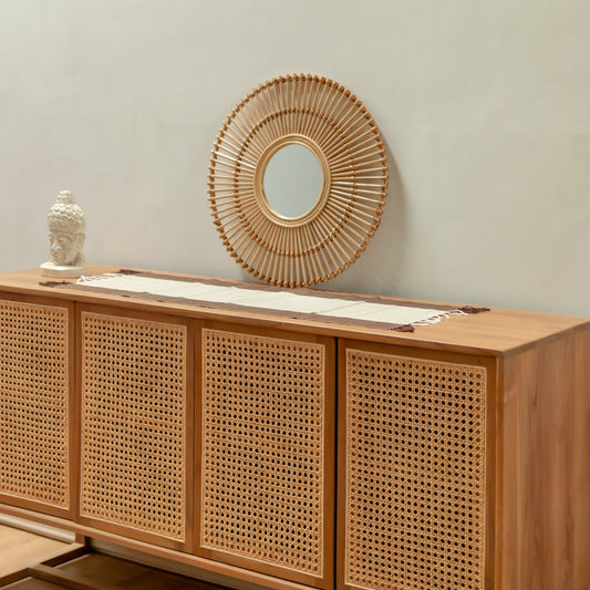 Wandspiegel BUMI – Rattan