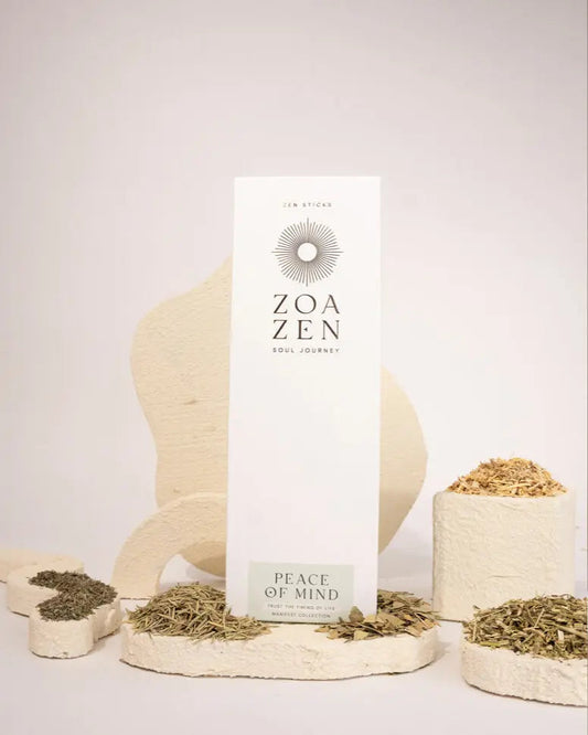 Peace of Mind Räucherstäbchen von ZoaZen für Ruhe und Achtsamkeit – Detailansicht
