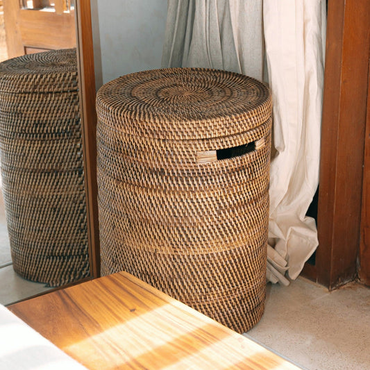 Flechtkorb SARI (braun) – Rattan