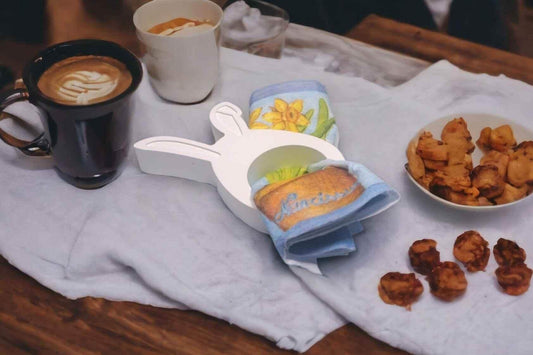 Serviettenringe für eine festliche Osteratmosphäre - by SteinKunstWerk | HE aus nachhaltiger Herstellung