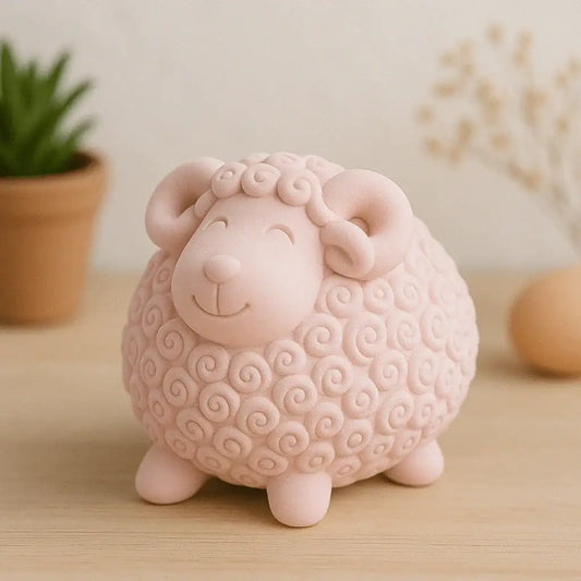 Handgefertigte Schäfchen – Das perfekte Geschenk für Ostern, Muttertag & Vatertag - by SteinKunstWerk | Deko aus nachhaltiger Herstellung