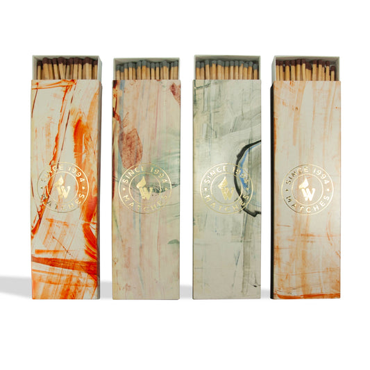 "ART" Premium Streichhölzer – Handbemalte Design-Streichhölzer, Unikat & nachhaltig
