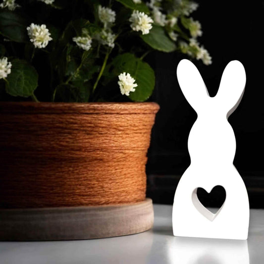 Osterhase mit runden Ohren - by SteinKunstWerk | HE aus nachhaltiger Herstellung