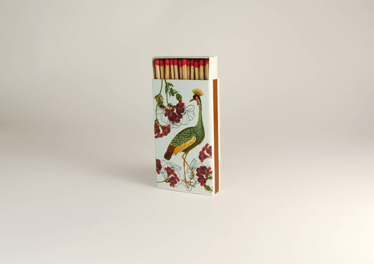 Vintage Streichhölzer – Lange Design-Streichhölzer mit künstlerischem Motiv „Heron“