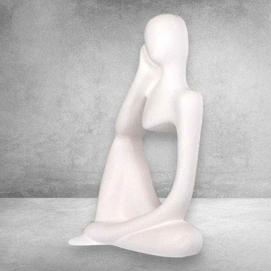 Elegante Figur einer Nachdenklichen Frau – Das Perfekte Geschenk für Besondere Frauen! - by SteinKunstWerk | aus nachhaltiger Herstellung
