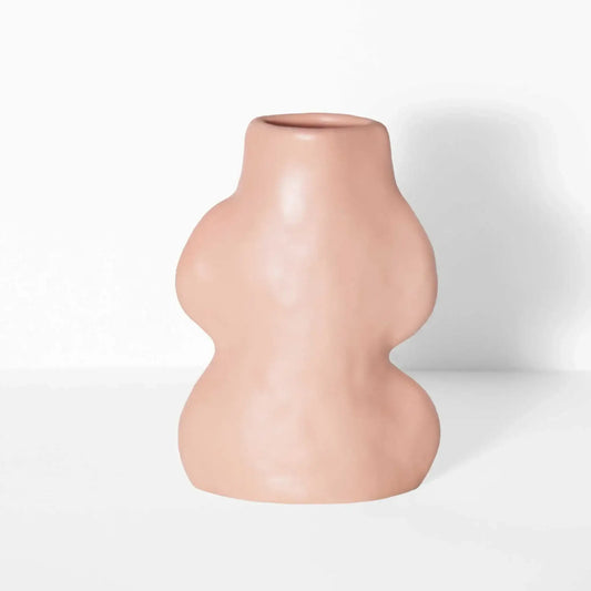 Fluxo Keramikvase, Small (S), Rosa - by SteinKunstWerk | DS aus nachhaltiger Herstellung