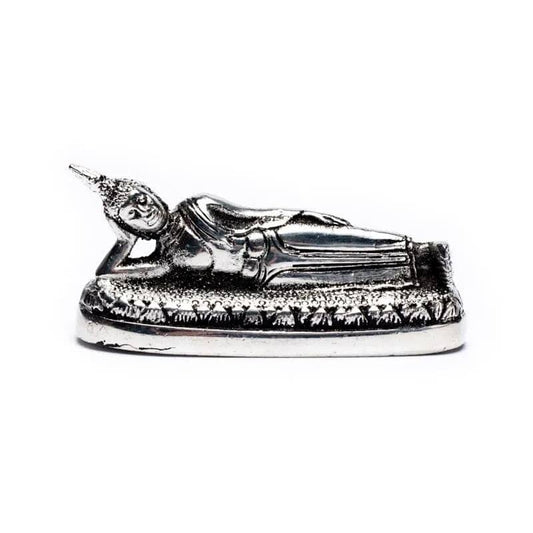 Kleine Buddha-Figur aus Messing als Glücksbringer