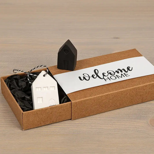 15er Set Mini-Deko-Häuschen – für deine kreative DIY-Ideen - by SteinKunstWerk | HE aus nachhaltiger Herstellung