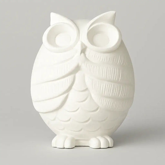 Eulefigur „Nichts Böses sagen“ – Handgemachte Deko mit Symbolkraft - by SteinKunstWerk | Deko aus nachhaltiger Herstellung