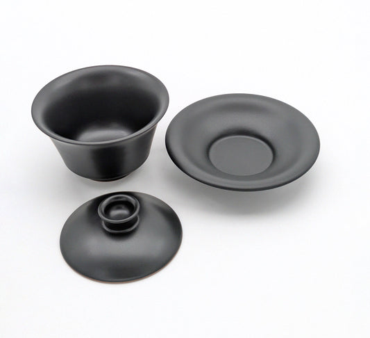 Chinesischer Gaiwan – Deckelschale Schwarz, 190 ml – Farbvariante Schwarz – Produktabbildung 2