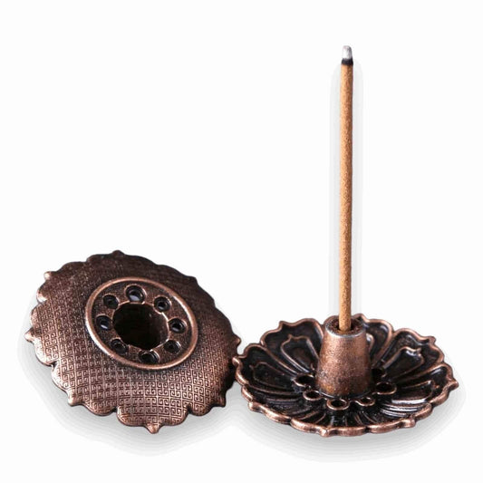 Lotus Räucherstäbchenhalter – Zen-Aromatherapie für unterwegs, handlich & stilvoll - by SteinKunstWerk | aus nachhaltiger Herstellung