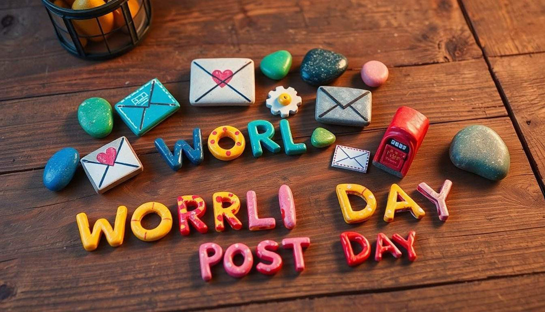 Weltposttag: Kreativ feiern mit Stein.Kunst.Werk. - inspirierende Geschichten & Rituale von SteinKunstWerk | Achtsamkeit & Design