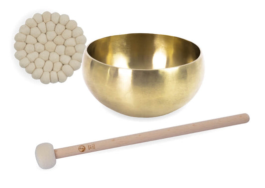 Peter Hess Therapieklangschale Meditationsset mit Filzuntersetzer