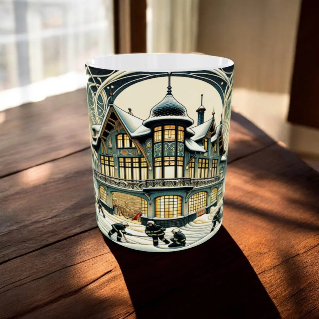 Der Kaffeebecher, der deine Feuerwehr-Kollegen zum Lachen bringt - inspirierende Geschichten & Rituale von SteinKunstWerk | Achtsamkeit & Design