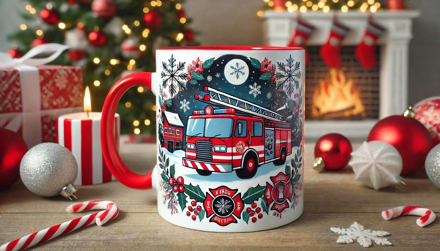 Die schönsten Weihnachtsbecher im Feuerwehr-Design - inspirierende Geschichten & Rituale von SteinKunstWerk | Achtsamkeit & Design