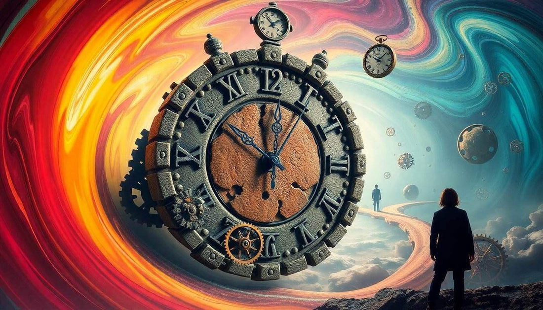 Zeitreise mit Stein.Kunst.Werk.: Wie du die Zeitumstellung 2024 meisterst - inspirierende Geschichten & Rituale von SteinKunstWerk | Achtsamkeit & Design