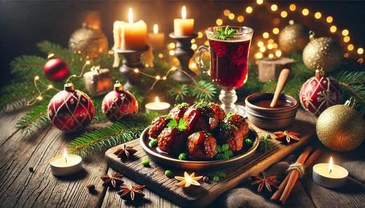 Weihnachtsfrikadellen mit Glühweinsoße - inspirierende Geschichten & Rituale von SteinKunstWerk | Achtsamkeit & Design