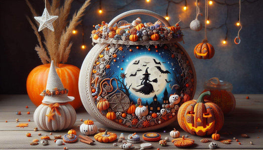 Herbstliche Laternen und Kürbisse als Übergang von Halloween zu Sankt Martin