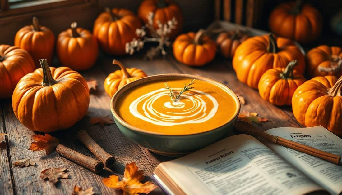 Die ultimative Kürbissuppen-Rezeptsammlung - Dein Freebie für den Herbst - inspirierende Geschichten & Rituale von SteinKunstWerk | Achtsamkeit & Design