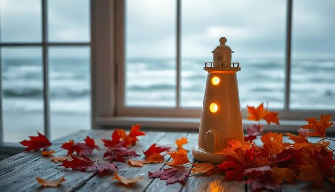 Entdecke unseren DIY Keramik-Leuchtturm - eine kreative Deko-Idee für deinen Herbst! - inspirierende Geschichten & Rituale von SteinKunstWerk | Achtsamkeit & Design