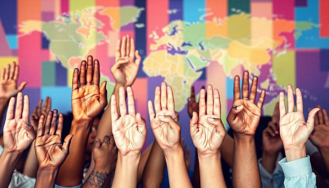 Der Internationale Tag der Gebärdensprache: Eine Feier der Vielfalt und Inklusion - inspirierende Geschichten & Rituale von SteinKunstWerk | Achtsamkeit & Design