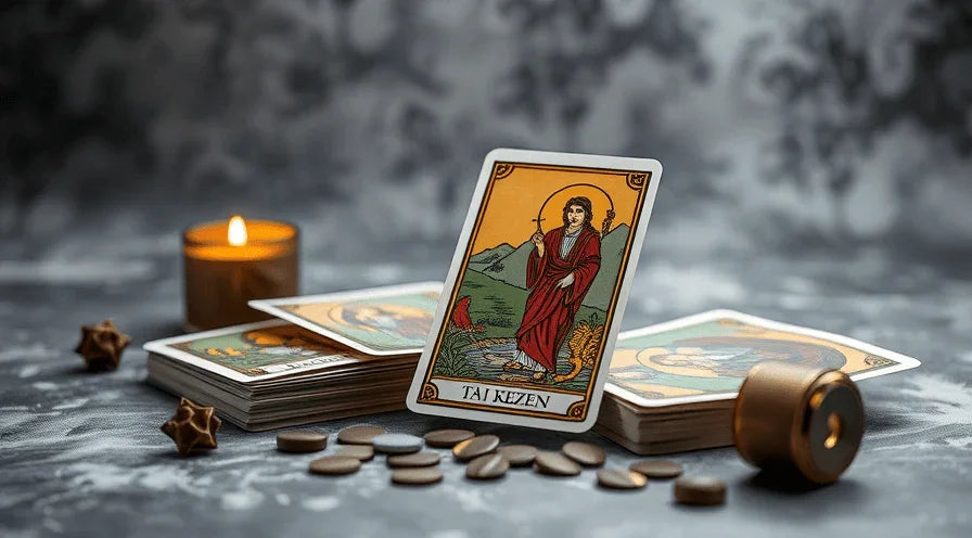 Wie Tarot Kerzen Ihr Lesen verbessern können - inspirierende Geschichten & Rituale von SteinKunstWerk | Achtsamkeit & Design