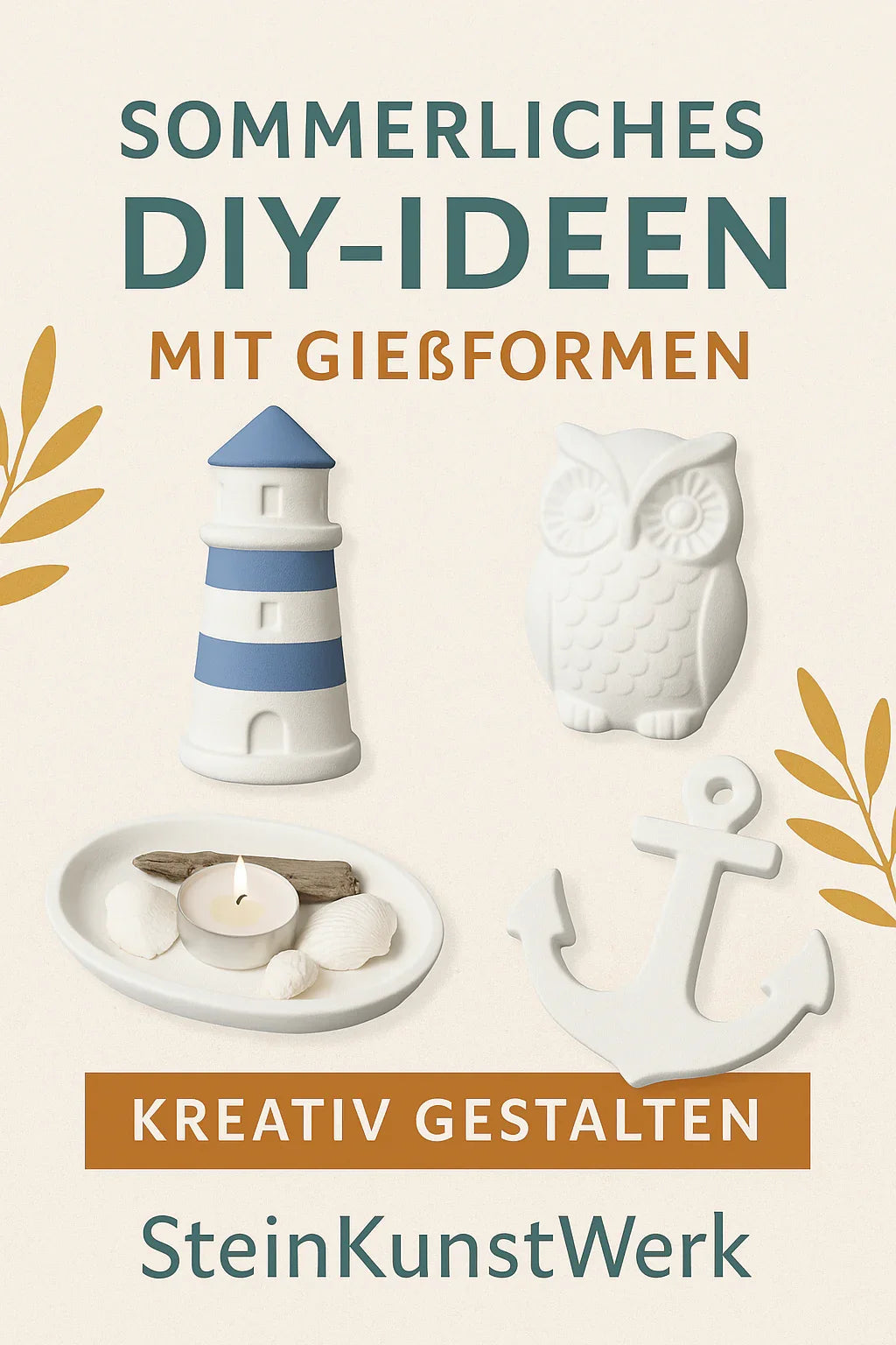 ☀️ Sommerliches DIY mit SteinKunstWerk - inspirierende Geschichten & Rituale von SteinKunstWerk | Achtsamkeit & Design