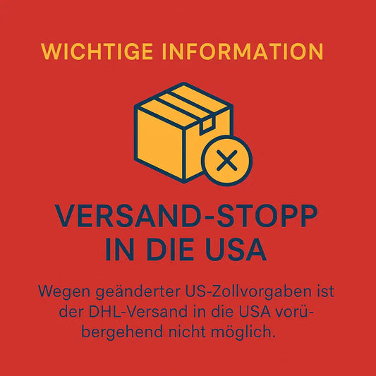 Wichtige Information: Versand-Stopp in die USA - inspirierende Geschichten & Rituale von SteinKunstWerk | Achtsamkeit & Design