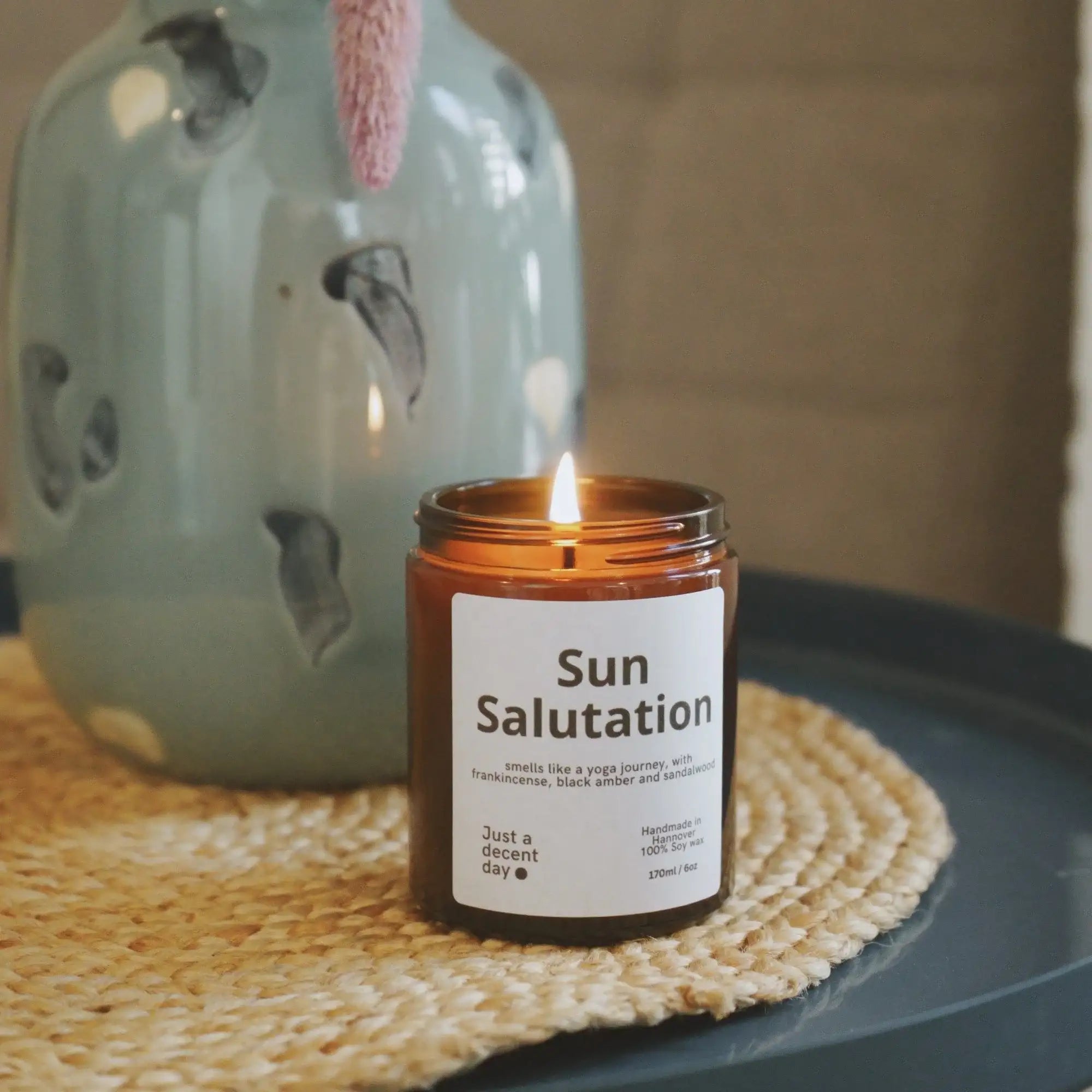 Achtsamkeit & Ruhe geurset met kaars en roomsprays voor meditatie