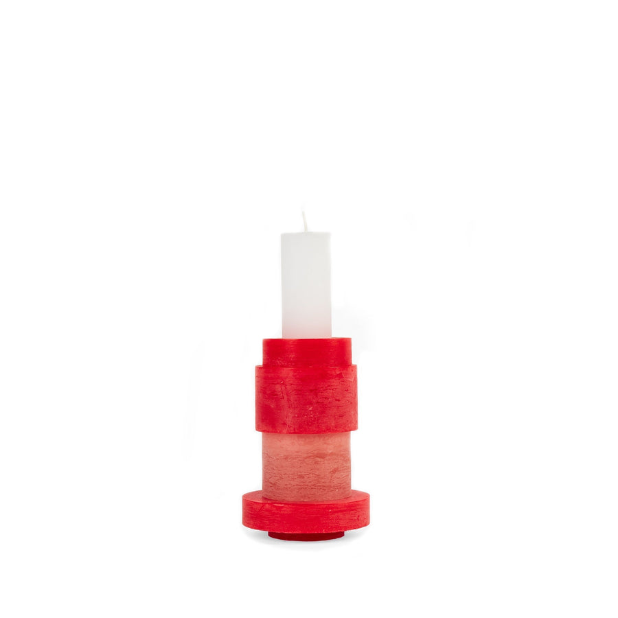 Candle Stack 03 Rot und Rosa
