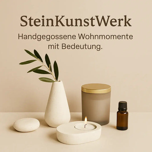Ätherische Öle, Diffusor und Kerze als unterschiedliche Duftformen für Zuhause