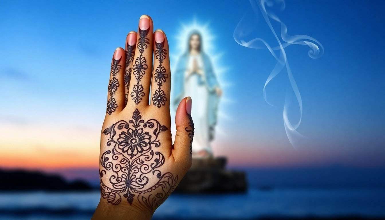 Schutzsymbole in der Meditation: Die Hand der Fatima und Jungfrau Maria - SteinKunstWerk