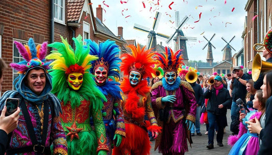 Carnaval in Nederland met kleurrijke tradities, decoratie en samenzijn