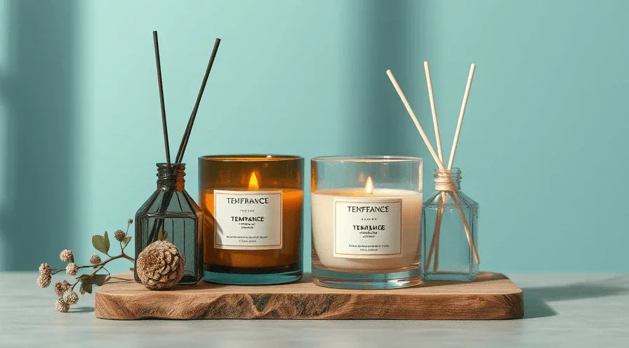 handgefertigte Kerze „Temperance“ mit harmonisierenden Düften - inspirierende Geschichten & Rituale von SteinKunstWerk | Achtsamkeit & Design