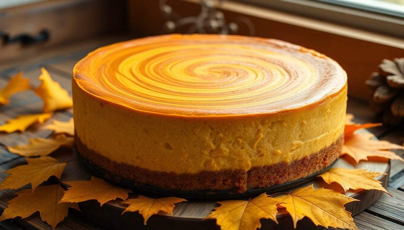 Kürbis-Käsekuchen: Ein Herbstgenuss für den 21. Oktober - inspirierende Geschichten & Rituale von SteinKunstWerk | Achtsamkeit & Design