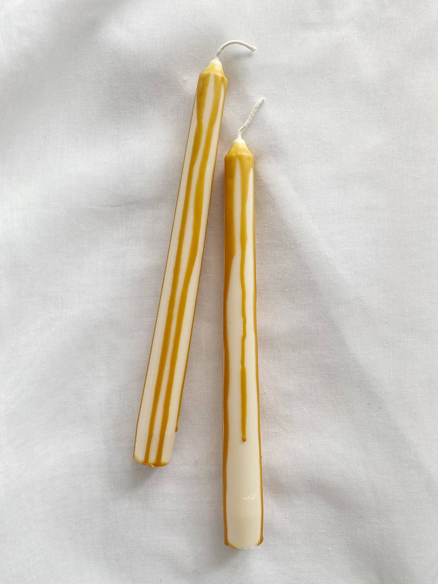 Caramel Drip Stabkerzen für den Übergang vom Sommer zum Herbst