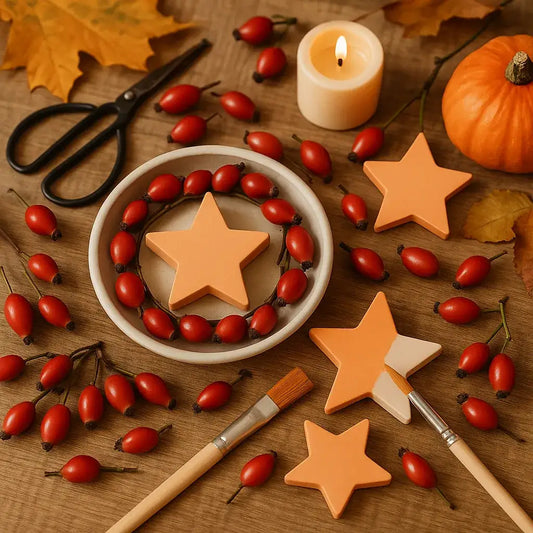 Basteln im Herbst 2025 – DIY-Ideen mit Hagebutten, Naturmaterialien & SteinKunstWerk - inspirierende Geschichten & Rituale von SteinKunstWerk | Achtsamkeit & Design